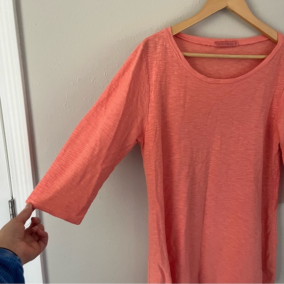 Cut Loose Cotton/Linen Pink Tunic/Blouse Size Medium - Picture 10 of 10